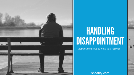 Handling disappointment
